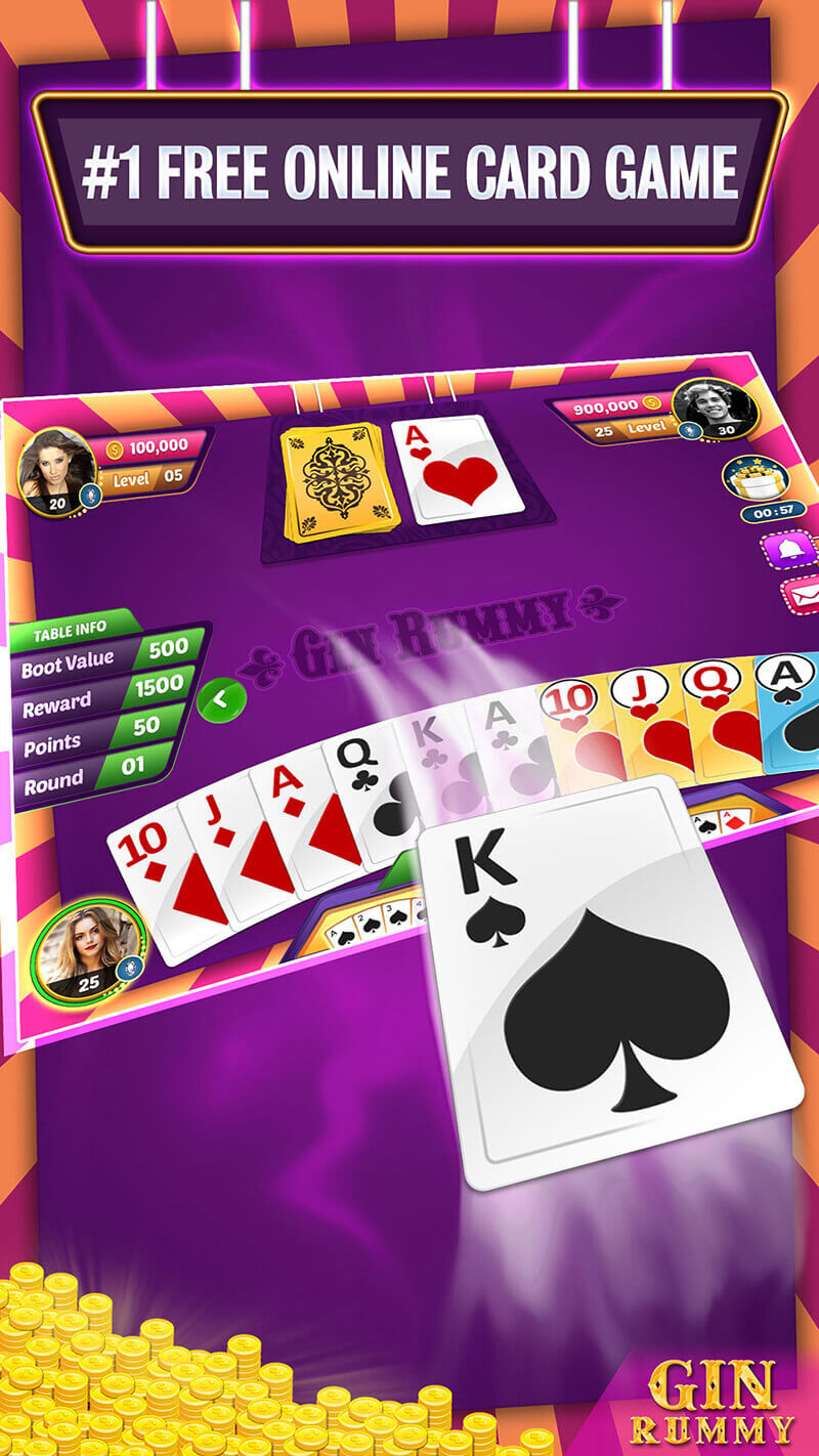 Playing Gin Rummy Multiplayer